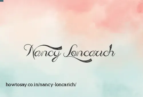 Nancy Loncarich