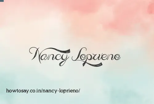 Nancy Loprieno