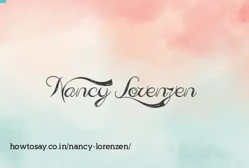 Nancy Lorenzen