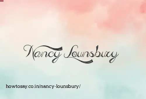 Nancy Lounsbury
