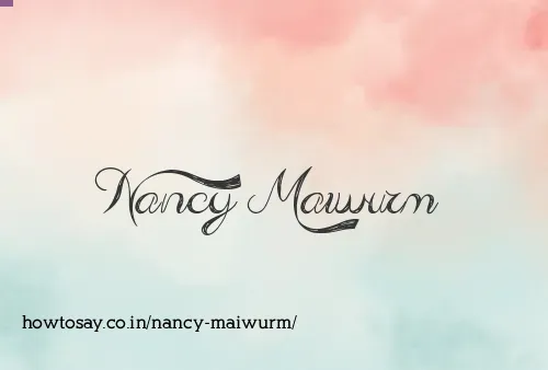 Nancy Maiwurm