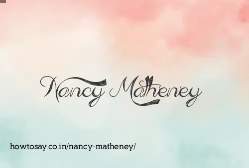 Nancy Matheney