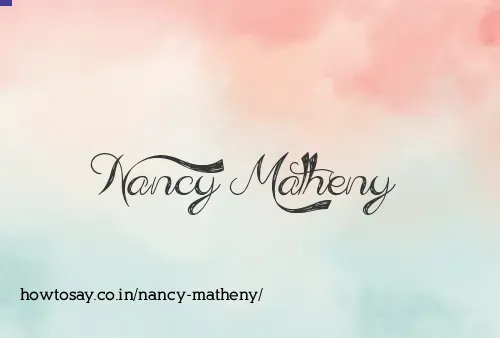 Nancy Matheny
