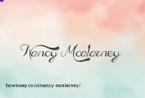 Nancy Mcalarney