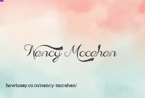 Nancy Mccahan