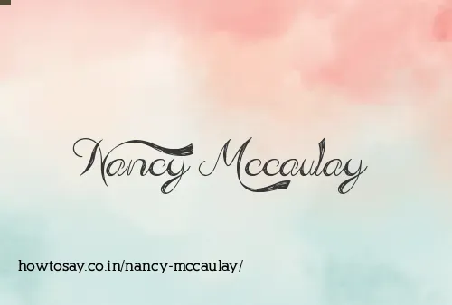 Nancy Mccaulay