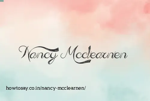 Nancy Mcclearnen