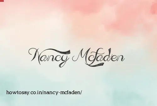 Nancy Mcfaden