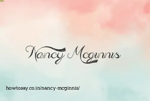 Nancy Mcginnis