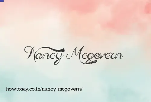 Nancy Mcgovern