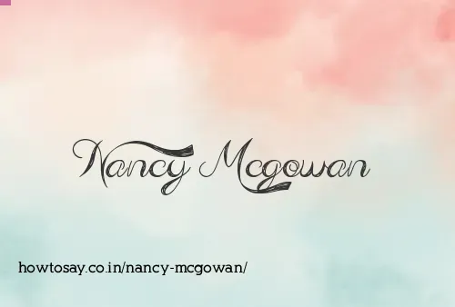 Nancy Mcgowan