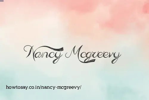 Nancy Mcgreevy