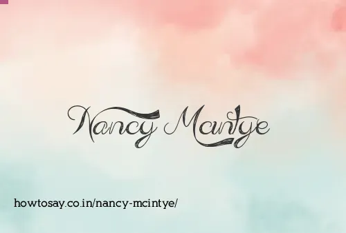 Nancy Mcintye