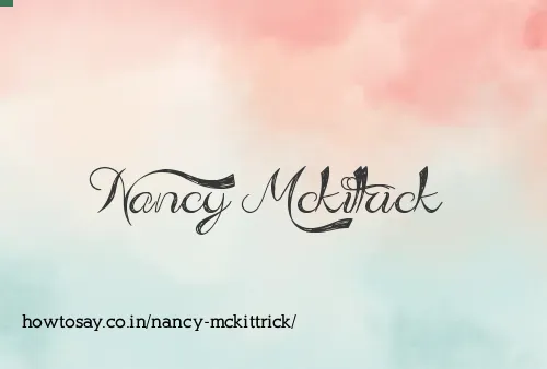 Nancy Mckittrick