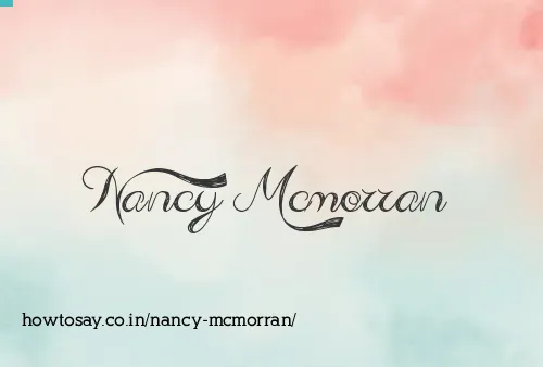Nancy Mcmorran