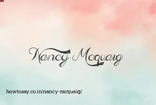 Nancy Mcquaig