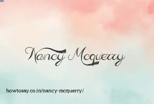 Nancy Mcquerry