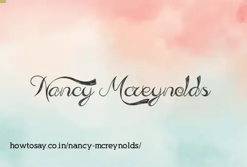 Nancy Mcreynolds