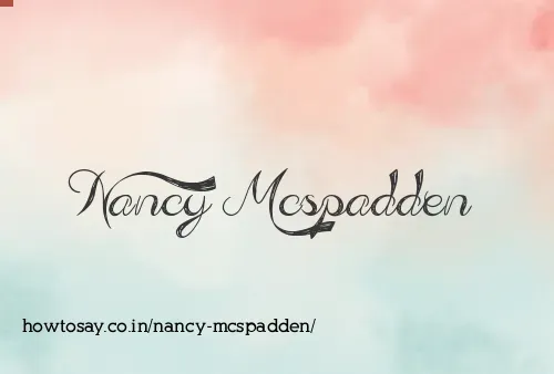 Nancy Mcspadden