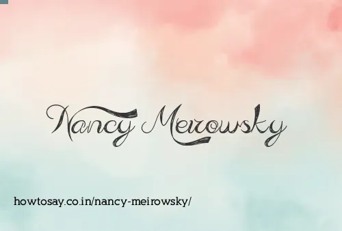 Nancy Meirowsky