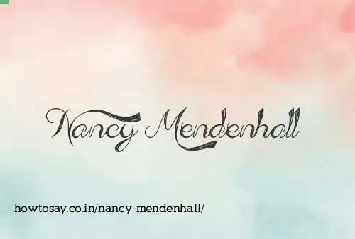 Nancy Mendenhall