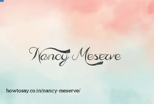 Nancy Meserve