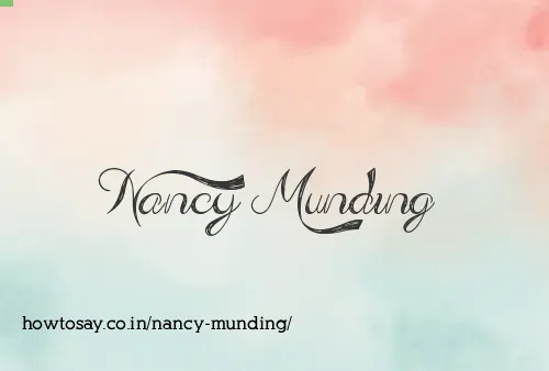 Nancy Munding