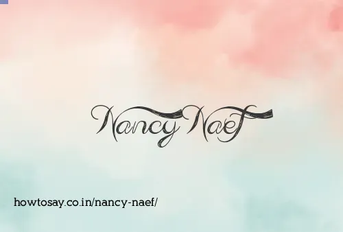 Nancy Naef