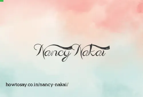 Nancy Nakai