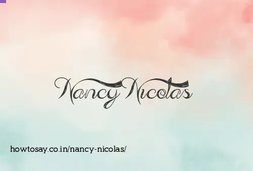 Nancy Nicolas