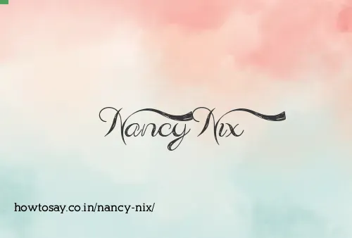 Nancy Nix