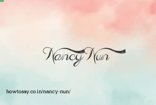 Nancy Nun
