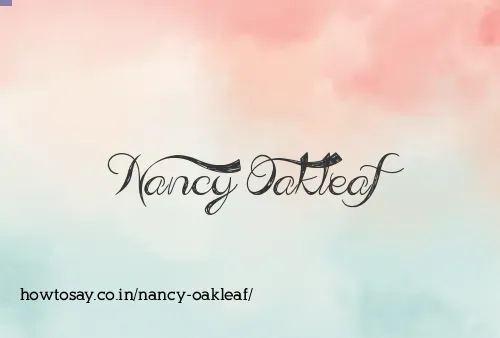 Nancy Oakleaf