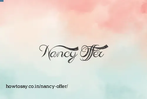 Nancy Offer