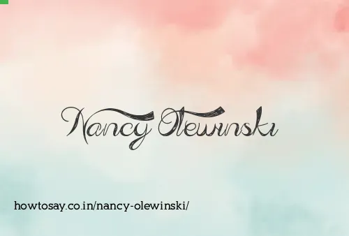 Nancy Olewinski