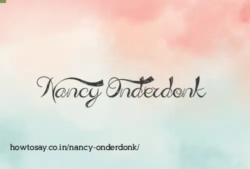 Nancy Onderdonk