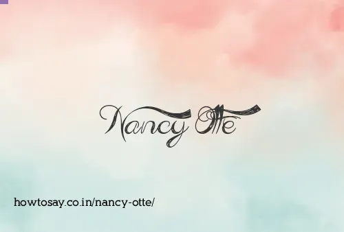 Nancy Otte