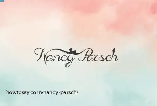 Nancy Parsch