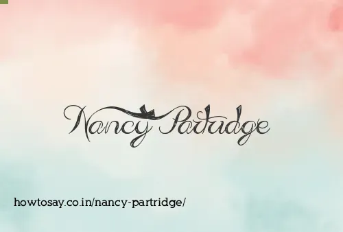 Nancy Partridge