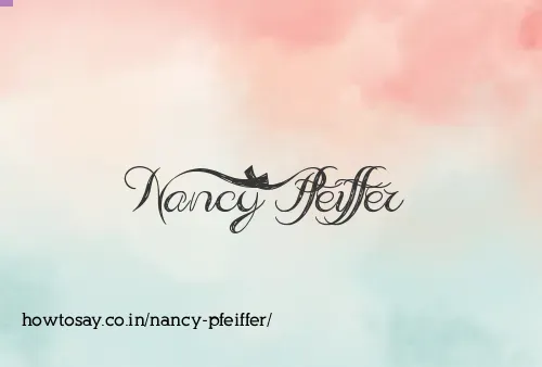 Nancy Pfeiffer
