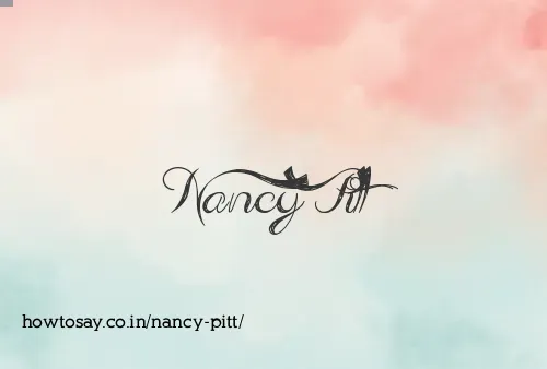 Nancy Pitt