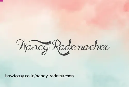 Nancy Rademacher