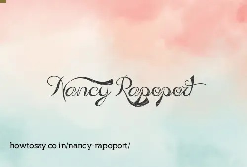 Nancy Rapoport