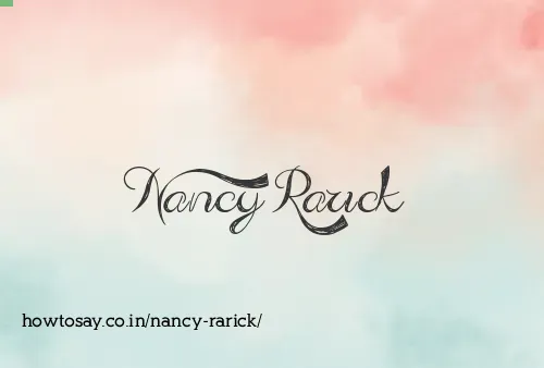 Nancy Rarick