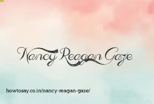 Nancy Reagan Gaze
