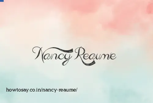 Nancy Reaume