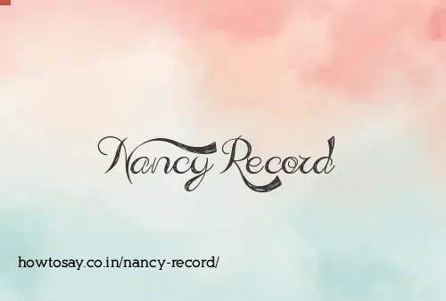 Nancy Record