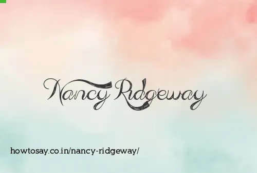 Nancy Ridgeway