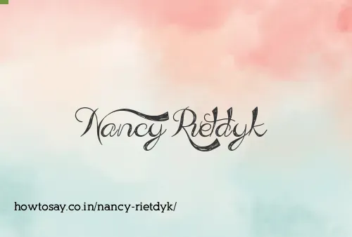 Nancy Rietdyk