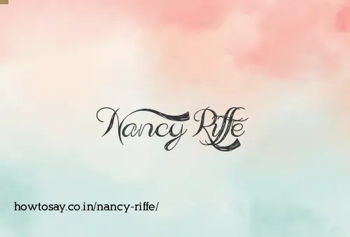 Nancy Riffe